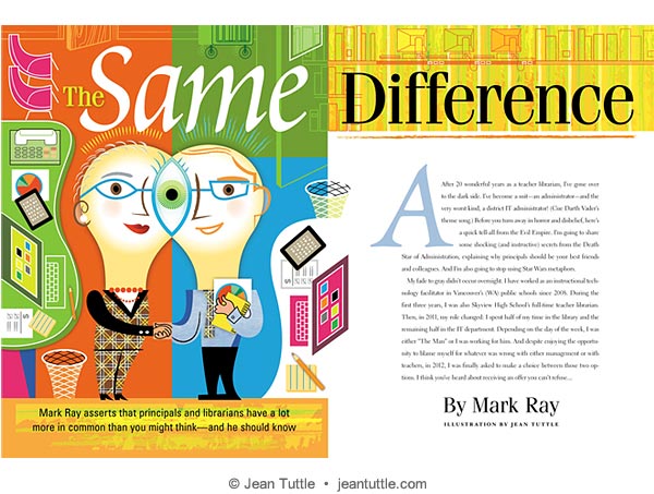 School Library Journal Spread